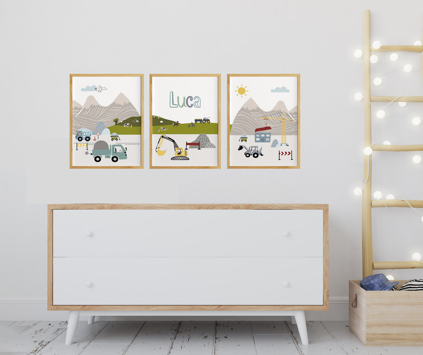 Fahrzeuge | Baustelle Name | Berge | 3er