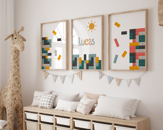 Bausteine | Name | Poster | 3er