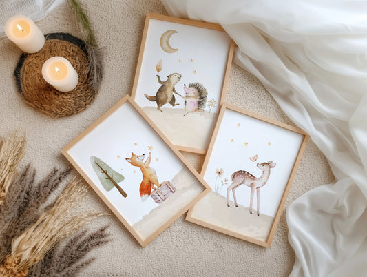 Waldtiere | Fuchs | Reh | 3er