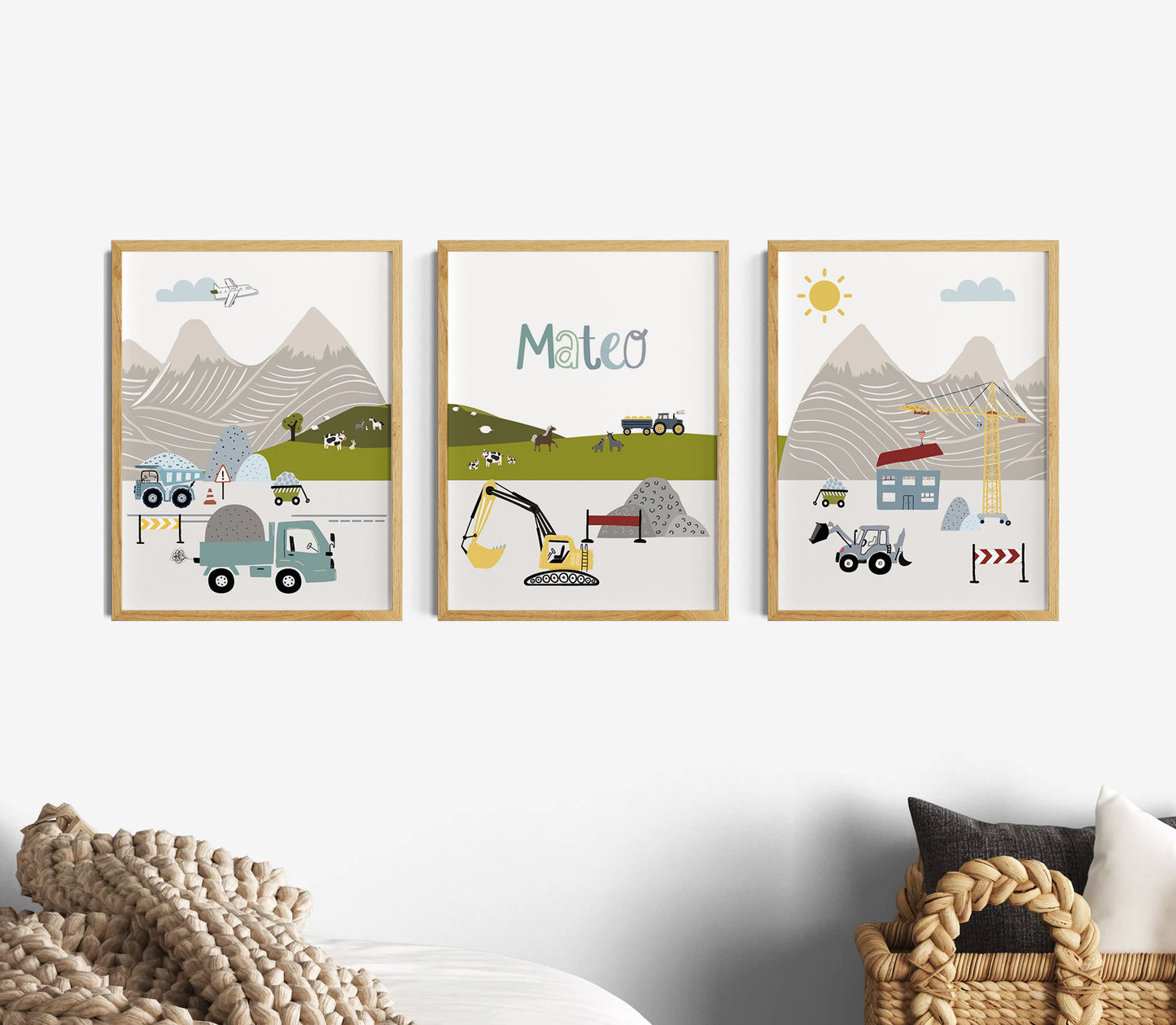 Fahrzeuge | Baustelle Name | Berge | 3er