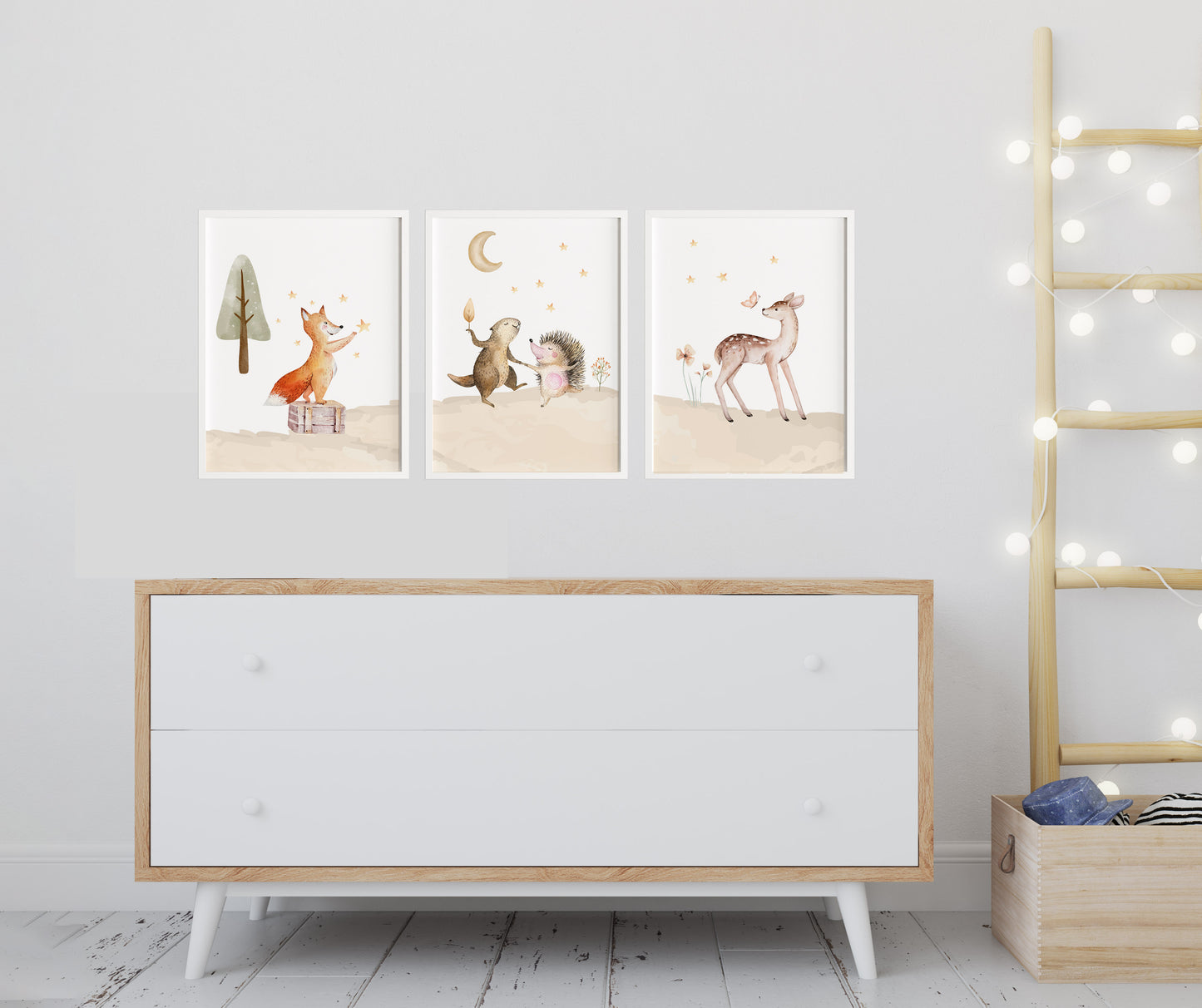 Waldtiere | Fuchs | Reh | 3er