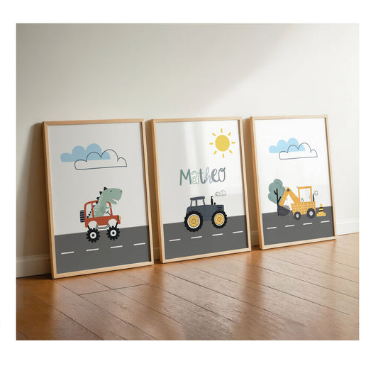 Dino | Traktor | Bagger | 3er