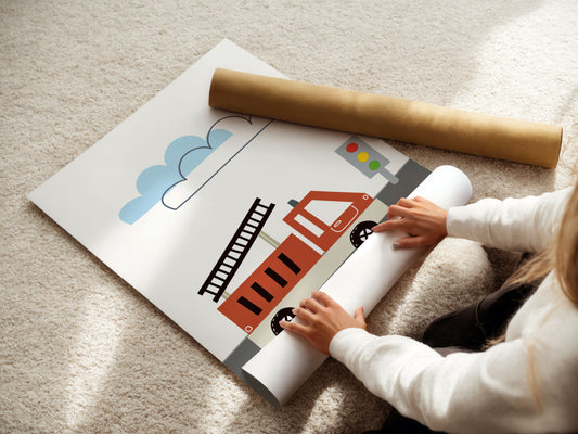 Feuerwehrauto | Traktor | Bagger | 3er