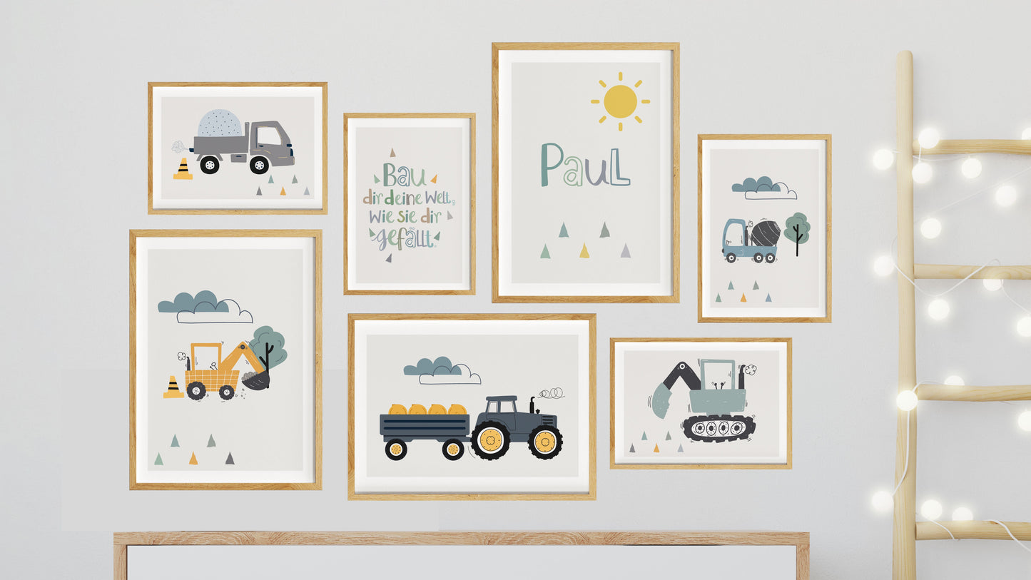 Fahrzeuge 1 | Name | Kinderspruch | 7er