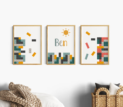 Bausteine | Name | Poster | 3er
