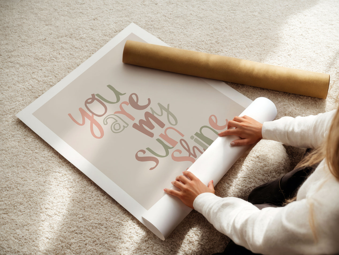 Regenbogen | Sonne | You are my sunshine | 3er