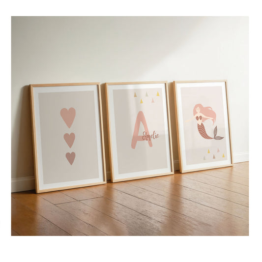 Herzen | Name | Meerjungfrau | 3er