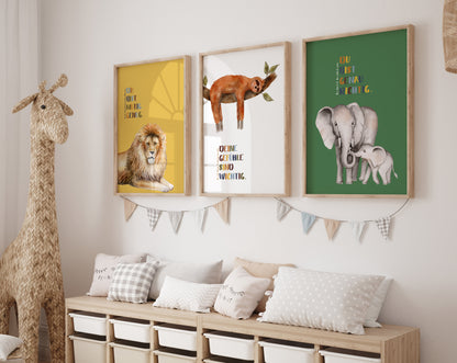 Mutmacher | Löwe Faultier Elefant | 3er